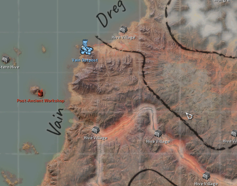 Vain Base Map Location